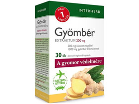 Interherb NAPI1 Gyömbér Extraktum 30 db Interherb NAPI1 Gyömbér Extraktum 30 db