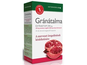 Interherb NAPI1 Gránátalma Extraktum 250mg 30db Interherb NAPI1 Gránátalma Extraktum 250mg 30db