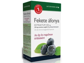 Interherb NAPI1 Fekete áfonya Extraktum 250 mg 30 db Interherb NAPI1 Fekete áfonya Extraktum 250 mg 30 db