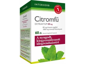 INTERHERB NAPI1 Citromfű Extraktum kapszula 80 mg 60db INTERHERB NAPI1 Citromfű Extraktum kapszula 80 mg 60db
