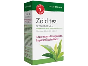 Interherb NAPI1 Zöld tea Extraktum 30 db Interherb NAPI1 Zöld tea Extraktum 30 db