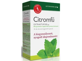 Interherb NAPI1 Citromfű Extraktum 30 db Interherb NAPI1 Citromfű Extraktum 30 db