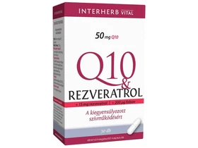 Interherb VITAL Q10 és Rezveratrol kapszula 30 db Interherb VITAL Q10 és Rezveratrol kapszula 30 db