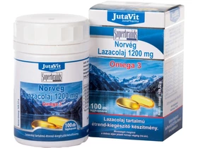 JutaVit Norvég lazacolaj 1200 mg Omega 3 100db JutaVit Norvég lazacolaj 1200 mg Omega 3 100db