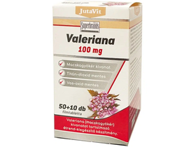 JutaVit Valeriana 100mg tabletta 50+10 db JutaVit Valeriana 100mg tabletta 50+10 db
