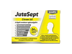 Jutavit Jutasept szopogató tabletta Citrom 24db Jutavit Jutasept szopogató tabletta Citrom 24db