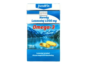 JutaVit Norvég lazacolaj 1200 mg Omega 3 100db JutaVit Norvég lazacolaj 1200 mg Omega 3 100db