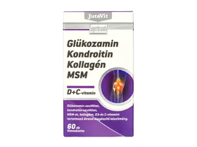 JutaVit Glükozamin+Kondroitin+MSM+Kolagén D+C vitamin tabletta 60db JutaVit Glükozamin+Kondroitin+MSM+Kolagén D+C vitamin tabletta 60db