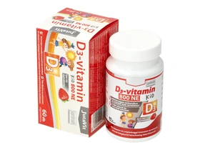 JutaVit D3-vitamin 800-NE KID eper ízű rágótabletta 60db JutaVit D3-vitamin 800-NE KID eper ízű rágótabletta 60db