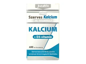 Jutavit Szerves Kalcium 350 mg+D3 Vitamin 100 db tabletta Jutavit Szerves Kalcium 350 mg+D3 Vitamin 100 db tabletta