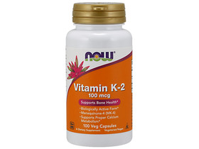 K2 Vitamin 100mcg 100db kapszula (NOW) K2 Vitamin 100mcg 100db kapszula (NOW)