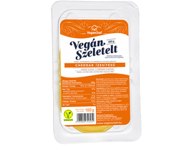 VeganChef Vegán Szeletelt Cheddar Ízesítésű 100 g VeganChef Vegán Szeletelt Cheddar Ízesítésű 100 g