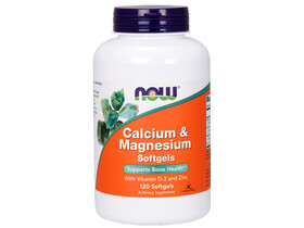 Now Calcium and Magnesium lágyzselatin kapszula 120db Now Calcium and Magnesium lágyzselatin kapszula 120db