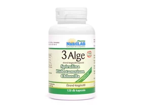 Nutrilab 3Alge tabletta Spirulina, Chlorella, Vörös alga 120db Nutrilab 3Alge tabletta Spirulina, Chlorella, Vörös alga 120db