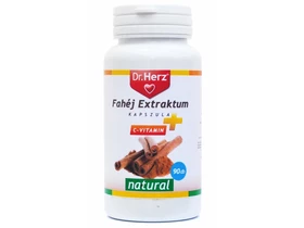 Dr.Herz Fahéj Extraktum és C-vitamin kapszula 90db Dr.Herz Fahéj Extraktum és C-vitamin kapszula 90db