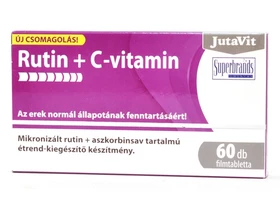 Jutavit Rutin+Cvitamin 60db tabletta Jutavit Rutin+Cvitamin 60db tabletta