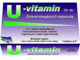 U-vitamin 300 mg kapszula 30 db U-vitamin 300 mg kapszula 30 db