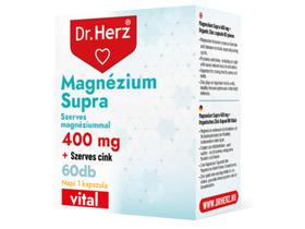 Dr.Herz Magnézium Supra 400mg + szerves cink 60db Dr.Herz Magnézium Supra 400mg + szerves cink 60db