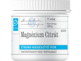 CASA Magnézium Citrát italpor 180 g CASA Magnézium Citrát italpor 180 g