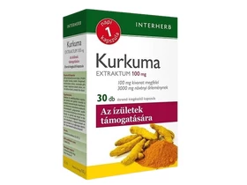 Interherb NAPI1 Kurkuma Extraktum 100mg 30db Interherb NAPI1 Kurkuma Extraktum 100mg 30db