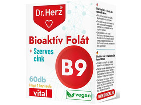 Dr. Herz Bioaktív Folát + Szerves Cink 60 db kapszula Dr. Herz Bioaktív Folát + Szerves Cink 60 db kapszula