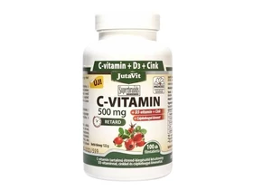 Jutavit C-vitamin 500mg nyújtott felsz.+csipkeb.+D3-vitamin filmt. 100db Jutavit C-vitamin 500mg nyújtott felsz.+csipkeb.+D3-vitamin filmt. 100db