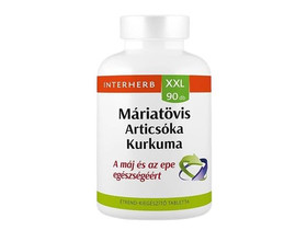 Interherb XXL MÁRIATÖVIS & ARTICSÓKA & KURKUMA tabletta 90db