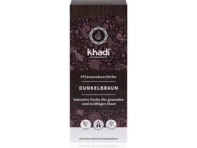 Khadi Hajfesték por 100g - Sötétbarna Khadi Hajfesték por 100g - Sötétbarna