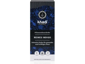Khadi Hajfesték por 100g - Kékesfekete Khadi Hajfesték por 100g - Kékesfekete