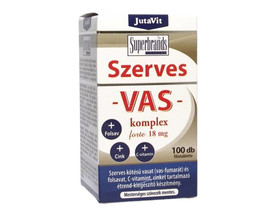 JutaVit Szerves Vas-komplex Forte 18mg 100db JutaVit Szerves Vas-komplex Forte 18mg 100db