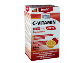 JutaVit C-vitamin 1000mg Forte rágótabletta+D3+csipkeb.kivonat 60db (narancs) JutaVit C-vitamin 1000mg Forte rágótabletta+D3+csipkeb.kivonat 60db (narancs)