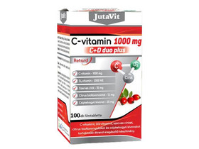 JutaVit C-vitamin 1000mg C+D DUO Plus 100db