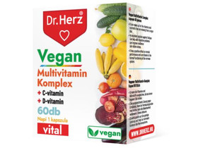 Dr. Herz Vegán multivitamin komplex 60db Dr. Herz Vegán multivitamin komplex 60db