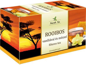 Mecsek Rooibos tea vaníliával és mézzel 20x1,5g Mecsek Rooibos tea vaníliával és mézzel 20x1,5g