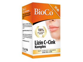 BioCo Lizin C+Cink Komplex 30db BioCo Lizin C+Cink Komplex 30db