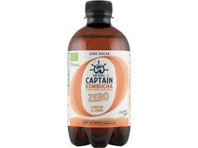 Kombucha ZERO Élőflórás ital ,gyömbér-citromos BIO 400ml Kombucha ZERO Élőflórás ital ,gyömbér-citromos BIO 400ml