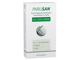 Parusan Étrend-kiegészítő filmtabletta vitaminokkal és cinkkel 42 db Parusan Étrend-kiegészítő filmtabletta vitaminokkal és cinkkel 42 db