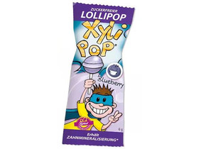 Xylipop cukormentes nyalóka áfonya ízű 6g Xylipop cukormentes nyalóka áfonya ízű 6g
