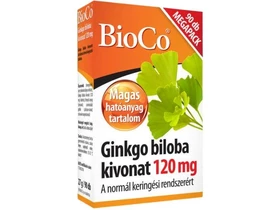 BioCo Ginkgo Biloba kivonat 120 mg Megapack tabletta 90 db BioCo Ginkgo Biloba kivonat 120 mg Megapack tabletta 90 db