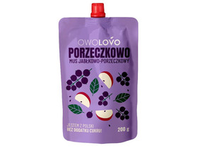 OWOLOVO Alma-feketeribizli gyümölcspüré 200g OWOLOVO Alma-feketeribizli gyümölcspüré 200g