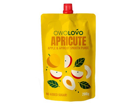 OWOLOVO Alma-sárgabarack Apricute gyümölcspüré 200g OWOLOVO Alma-sárgabarack Apricute gyümölcspüré 200g