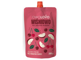 OWOLOVO Alma-Cseresznye Gyümölcspüré 200g OWOLOVO Alma-Cseresznye Gyümölcspüré 200g