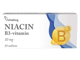 Vitaking Niacin B3-vitamin 10 mg (30db) Vitaking Niacin B3-vitamin 10 mg (30db)