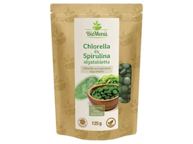 BioMenü Bio Chlorella és Spirulina tabletta 125g (250db)