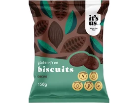 It's us Gluténmentes Kakaós Omlós Keksz 150g It's us Gluténmentes Kakaós Omlós Keksz 150g