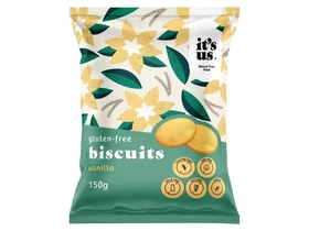 It's us Gluténmentes Vaníliás Omlós Keksz 150g It's us Gluténmentes Vaníliás Omlós Keksz 150g