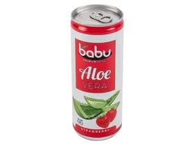 Babu Aloe Vera szénsavmentes ital Eper  240 ml Babu Aloe Vera szénsavmentes ital Eper  240 ml