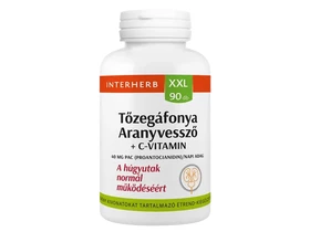 Interherb XXL 90 db Tőzegáfonya&Aranyvessző+C-vitamin kapszula