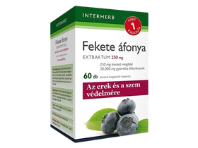 Interherb NAPI1 Fekete áfonya Extraktum 250 mg 60 db Interherb NAPI1 Fekete áfonya Extraktum 250 mg 60 db