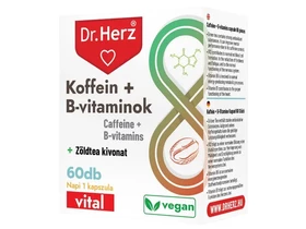 Dr. Herz Koffein + B-vitaminok 60 db kapszula Dr. Herz Koffein + B-vitaminok 60 db kapszula
